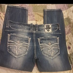 Mens rock revival jeans size 40x32